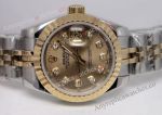 Replica Rolex Datejust 2-Tone jubilee Gold Face Watch for Ladies 26mm
